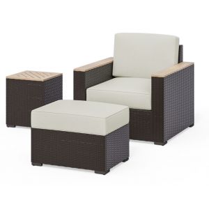 HomeStyles Furniture - Outdoor Side Table, Arm Chair and Ottoman - 6800-119-T