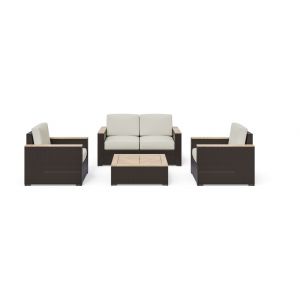 Homestyles Furniture - Palm Springs Outdoor Loveseat Set - 6800-60-11D-21
