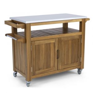 Homestyles Furniture - Maho Brown Kitchen Cart - 5663-95