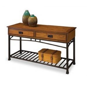 Homestyles Furniture - Modern Craftsman Brown Console Table - 5050-22