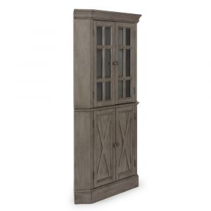 Homestyles - Mountain Lodge Gray Corner Cabinet - 5525-68