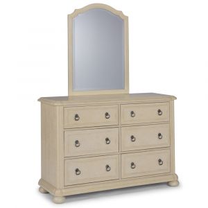 Homestyles - Provence Off-White Dresser with Mirror - 5502-74