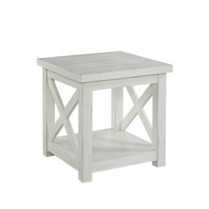 Homestyles Furniture - Seaside Lodge White End Table - 5523-20