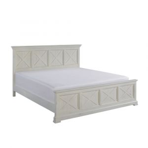 Homestyles Furniture - Seaside Lodge White King Bed - 5523-600