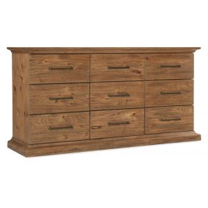 Hooker Furniture - Big Sky Nine Drawer Dresser - 6700-90202-80