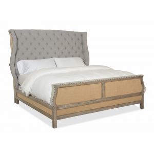 Hooker Furniture - Boheme Bon Vivant De-Constructed Queen Uph Bed - 5750-90150-MWD