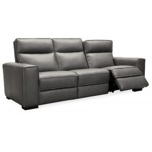 Hooker Furniture - Braeburn Leather Sofa w/Power Recline Power Headrest - SS552-PH3-097