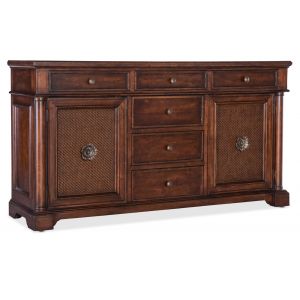 Hooker Furniture - Charleston Two Door-Six Drawer Buffet - 6750-75902-85