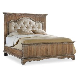 Hooker Furniture - Chatelet Queen Upholstered Mantle Panel Bed - 5300-90850