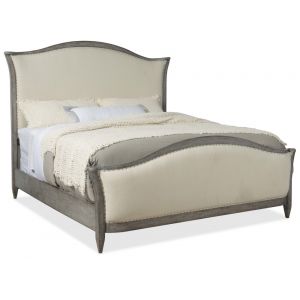 Hooker Furniture - Ciao Bella King Upholstered Bed - Speckled Gray - 5805-90866-96