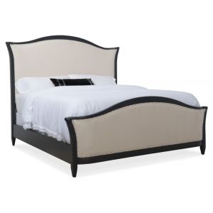Hooker Furniture - Ciao Bella Queen Upholstered Bed - Black - 5805-90850-99