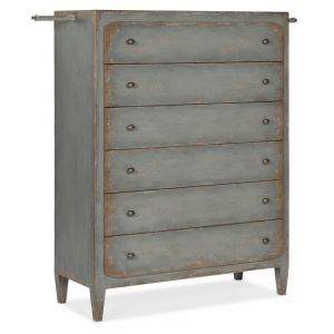 Hooker Furniture - Ciao Bella Six - Drawer Chest - Speckled Gray - 5805-90010-95