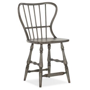 Hooker Furniture - Ciao Bella Spindle Back Counter Stool - Speckled Gray - 5805-75351-96