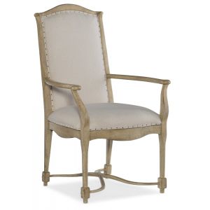 Hooker Furniture - Ciao Bella Upholstered Back Arm Chair - Natural Finish - 5805-75300-85
