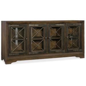Hooker Furniture - Hill Country Pipe Creek Bunching Media Console - 5960-55476-MULTI