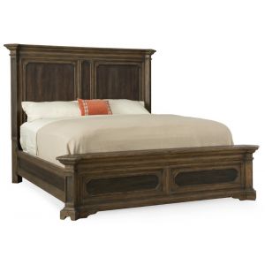Hooker Furniture - Hill Country Woodcreek Queen Mansion Bed - 5960-90250-MULTI