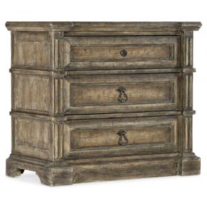 Hooker Furniture - La Grange Jefferson Three-Drawer Nightstand - 6960-90016-80