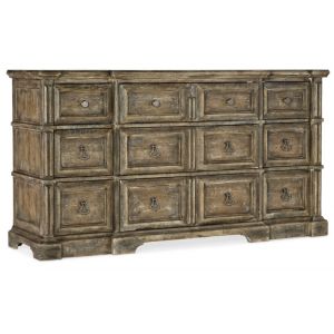 Hooker Furniture - La Grange Rolling Hill Nine-Drawer Dresser - 6960-90002-80