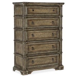 Hooker Furniture - La Grange Ross Prairie Five Drawer Chest - 6960-90010-80