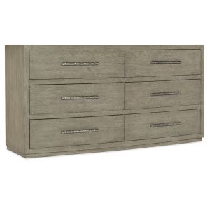 Hooker Furniture - Linville Falls Chimney Gap Six Drawer Dresser - 6150-90002-85