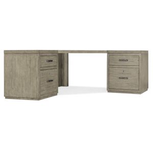 Hooker Furniture - Linville Falls Corner Desk with Two Files - 6150-10934-85