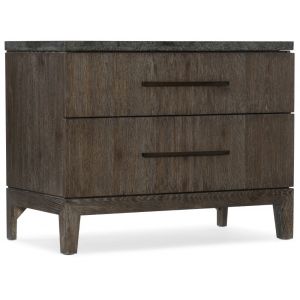 Hooker Furniture - Miramar Aventura San Marcos Stone Top Nightstand - 6202-90015-DKW