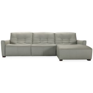 Hooker Furniture - Reaux Power Recliner Sofa w/ RAF Chaise w/2 Power Recliners - SS555-RC3-095