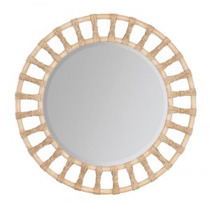 Hooker Furniture - Retreat Pole Rattan Accent Mirror - 6950-90005-80