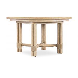 Hooker Furniture - Retreat Pole Rattan Round Dining Table w/1-20in leaf - 6950-75201-80
