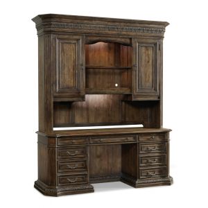 Hooker Furniture - Rhapsody Computer Credenza with Hutch - 5070-10464_10467