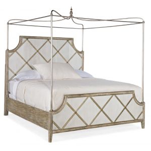 Hooker Furniture - Sanctuary Diamont Canopy King Panel Bed - 5875-90365-95