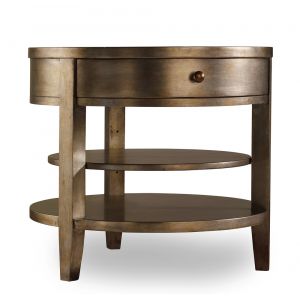 Hooker Furniture - Sanctuary One-Drawer Round Lamp Table - Visage - 3014-50003