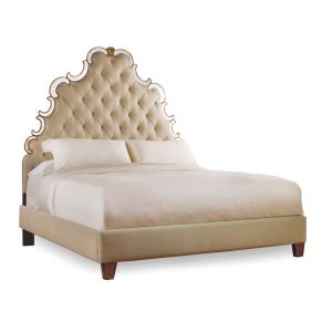 Hooker Furniture - Sanctuary Queen Tufted Bed - Bling - 3016-90850