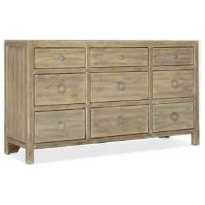 Hooker Furniture - Surfrider Nine-Drawer Dresser - 6015-90202-80