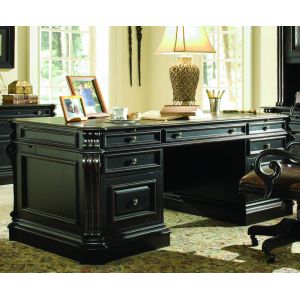 Hooker Furniture - Telluride 76'' Executive Desk w/Wood Panels - 370-10-563