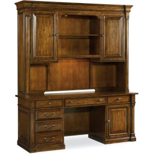 Hooker Furniture - Tynecastle Computer Credenza with Hutch - 5323-10464_10467