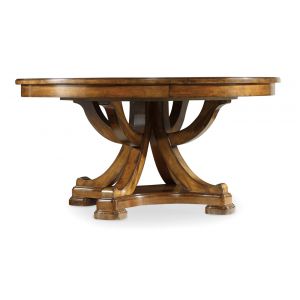 Hooker Furniture - Tynecastle Round Pedestal Dining Table with One 18'' Leaf - 5323-75206