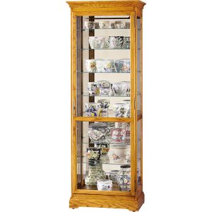 Howard Miller - Chesterfield II Golden Oak Curio Cabinet - 680288