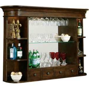 Howard Miller - Niagara Hutch Rustic Cherry Wine & Bar Cabinet - 693007