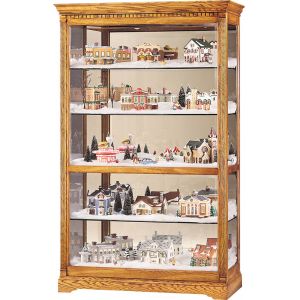 Howard Miller - Parkview Golden Oak Curio Cabinet - 680237