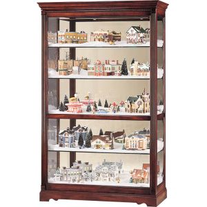 Howard Miller - Townsend Windsor Cherry Curio Cabinet - 680235