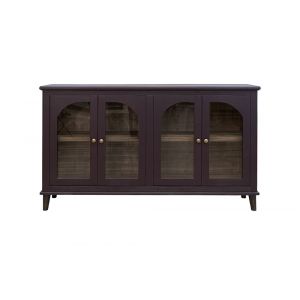 IFD - Genova - 4 Glass Doors Purple Console - IFD3791CNSRC