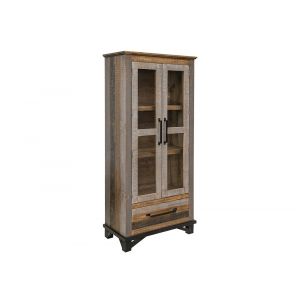 IFD - Loft Brown - 1 Drawer, 2 Doors Cabinet - IFD6441CAB