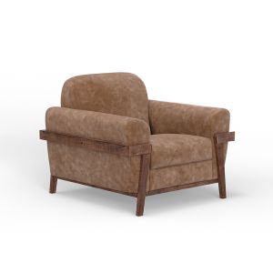 IFD - Loft Brown - Wooden Frame & Base, Armchair - IUP644-ACH-202