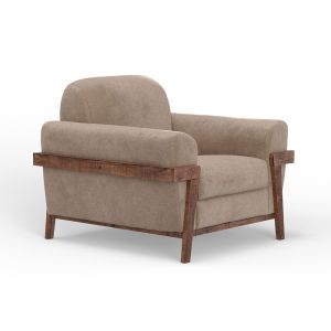 IFD - Loft Brown - Wooden Frame & Base, Armchair - IUP644-ACH-152