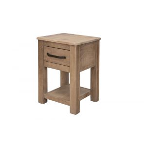 IFD - Natural Parota - 1 Drawer, Chairside Table - IFD8681CST