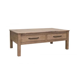 IFD - Natural Parota - 4 Drawer Cocktail Table - IFD8681CKT