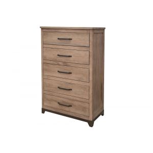 IFD - Natural Parota - 5 Drawers, Chest - IFD8681CHT