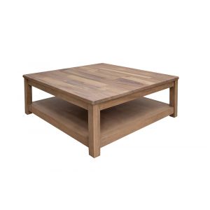 IFD - Natural Parota - Square Cocktail Table - IFD8681CKTSQ