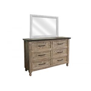 IFD - Natural Stone - 6 Drawer Dresser - IFD4091DSR